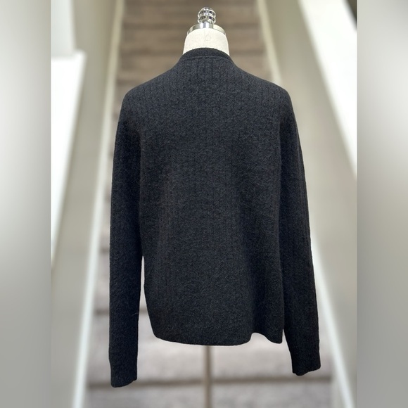 JUST FEMALE Zoe Mohair Wool Cozy Open-Front Cardigan Black Women’s S (see notes) - Picture 7 of 13